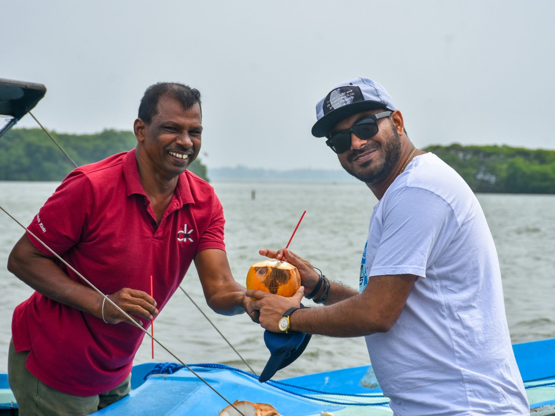 A boat ride through the scenic Negombo Lagoon.